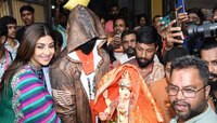 शिल्पा शेट्टीच्या घरी थाटामाटात बाप्पाचं आगमन, मात्र 'त्या' कृत्यामुळे झाले ट्रोल