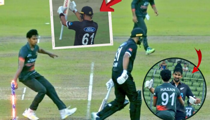 NZ vs BAN : मंकडिंग, ड्रामा अन् ईश सोढीची गळाभेट! शेवटी लिटन दासने काळीज जिंकलं; पाहा Video