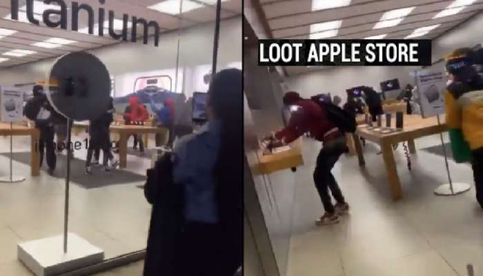 iPhone साठी Apple Store वर शेकडो तरुणांचा हल्ला! iPhone लूटमारीचे Videos पाहाच