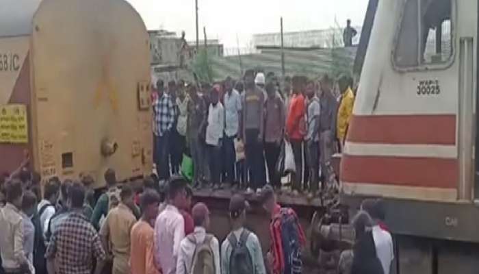 पालघरमध्ये अहमदाबाद पॅसेंजर ट्रेनचे इंजिन डबे मागे सोडून पुढे निघून गेले आणि...  प्रवाशांच्या काळजाचा ठोका चुकला
