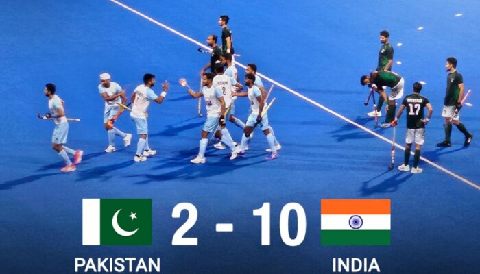 Asian Games 2023 : चक दे इंडिया! भारताने चारली पाकिस्तानला धूळ; 10-2 ने ऐतिहासिक विजय