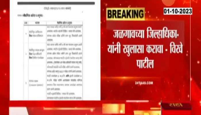 Minister Radhakrishna Vikhe Patil Clarification on Contract Tahasildar 