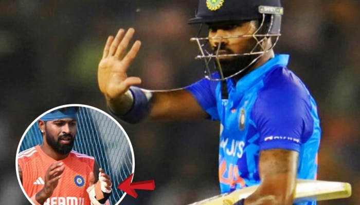 World Cup 2023 : टीम इंडियाला दुसरा धक्का! प्रॅक्टिस सेशनमध्ये Hardik Pandya ला दुखापत; रोहितचं टेन्शन वाढलं