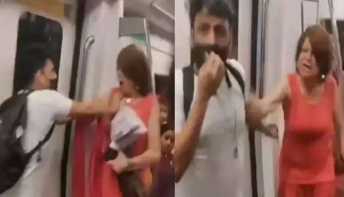 चालत्या मेट्रोत बॉबी डार्लिंगचा धिंगाणा; Video Viral