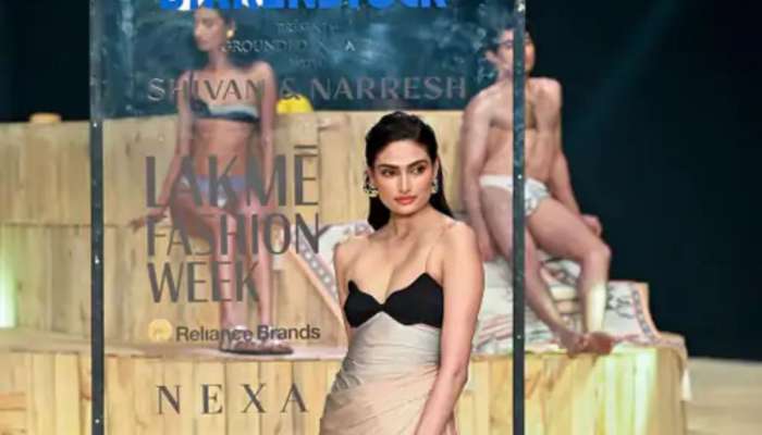अथिया शेट्टीचा रॅम्प वॉक नाही तर 'या' गोष्टीला पाहून तुम्हालाही होईल हसू अनावर