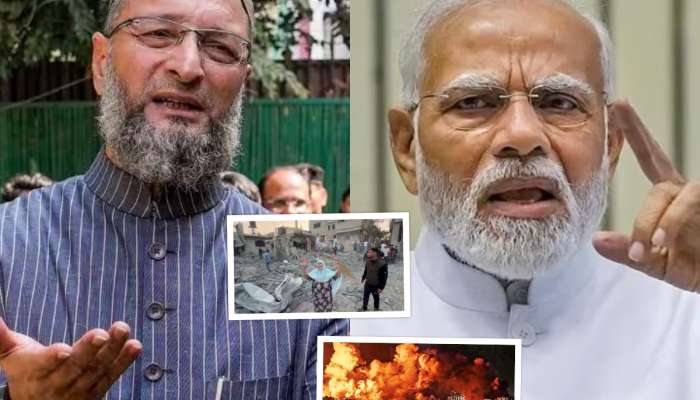 इस्त्रायलचे पंतप्रधान 'राक्षस', गाझाला समर्थन द्या; ओवेसींचं PM नरेंद्र मोदींना जाहीर आवाहन