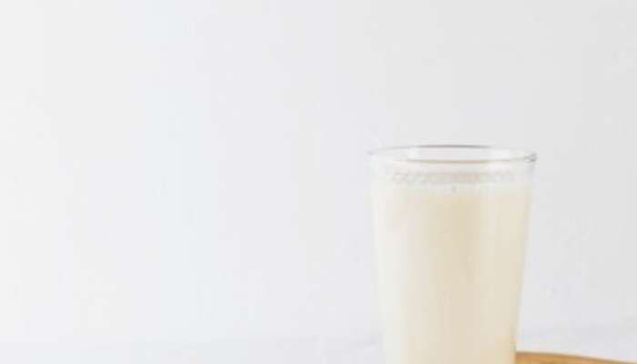 Homemade Energy Milk Drink using makhana and almond 