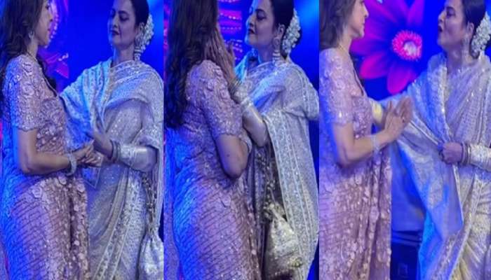 हेमा मालिनींच्या 75 व्या बर्थडे पार्टीत रेखा यांचा बेधुंद डान्स; VIDEO व्हायरल, नेटकरी म्हणाले 'या वयात...' 