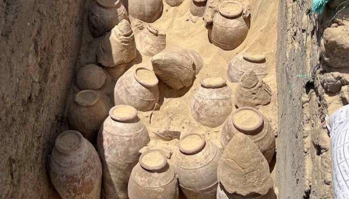 इजिप्तच्या मातीत सापडल्या 5000 वर्ष जुन्या वाईनच्या बाटल्या! पाहा कशा दिसतात...