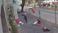 भरधाव कारने फुटपाथवर चढून 5 पदचारी महिलांना चिरडलं; घटना CCTV मध्ये कैद