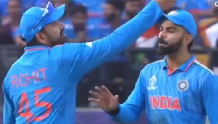 IND vs NZ : LIVE सामन्यात विराट- रोहितमध्ये बाचाबाची; पाहा नेमकं काय झालं?