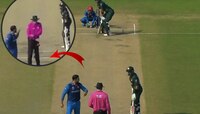 PAK vs AFG : LIVE सामन्यात मोहम्मद नबीची बाबर आझमला तंबी! पाहा नेमकं काय झालं?