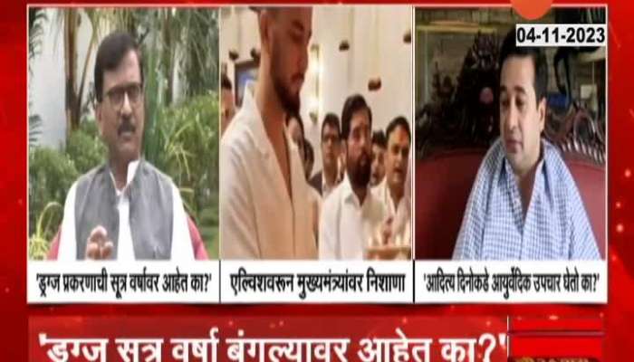 Nitesh Rane Revert Sanjay Raut Allegation On CM And DCM On Elvish Yadav