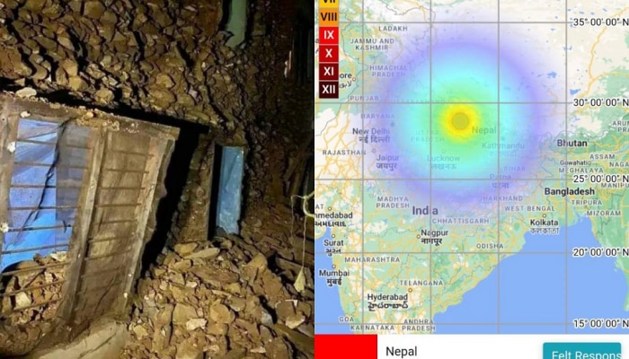 Nepal Earthquake : नेपाळमधील विनाशकारी भूकंपाचे हादरे उत्तर भारतापर्यंत; मृतांचा आकडा मोठा 