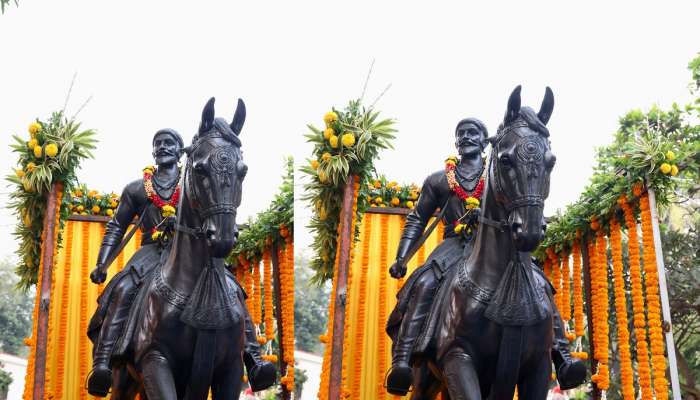 भारत-पाक सीमेवर छत्रपती शिवाजी महाराजांचा भव्य पुतळा