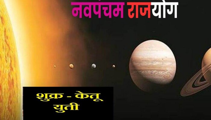 Astrology : शुक्र केतू योग आणि गुरु चंद्राचा नवमपंचम योग! 5 राशींना अनपेक्षित धनलाभ व प्रगती