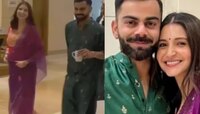 पुन्हा एकदा बेबी बंप लपवताना दिसली अनुष्का, दिवाळी पार्टीमधील 'तो' VIDEO VIRAL
