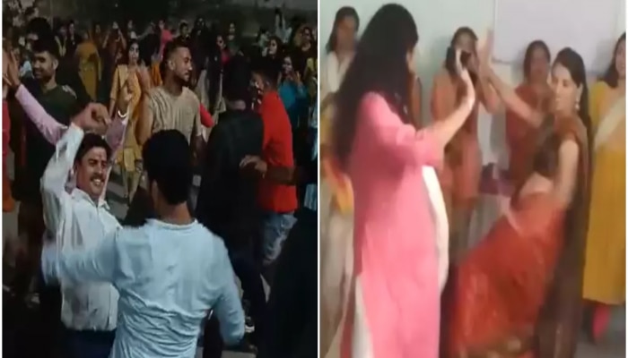 Viral Video : &#039;पल पल तेरी याद...&#039; सपना चौधरीच्या गाण्यावर मास्टर साहेबांचा डान्स, महिला शिक्षिकांनीही मारले ठुमके