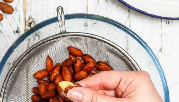 Dont throw almond peel make Chutney recipe in marathi