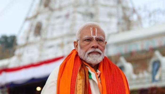 लोकसभा निवडणुकीपूर्वी मोदींनी घातलं व्यंकटेशाला साकडं..