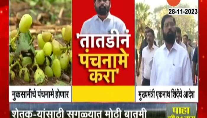 Unseasonal Rains Damage Crops In Various Parts Of Maharashtra CM Eknath Shinde Ask For Review