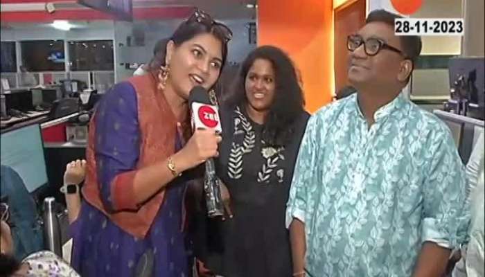  Lolly entered the newsroom of Zee 24 Taas Watch the amazing video of Lolly