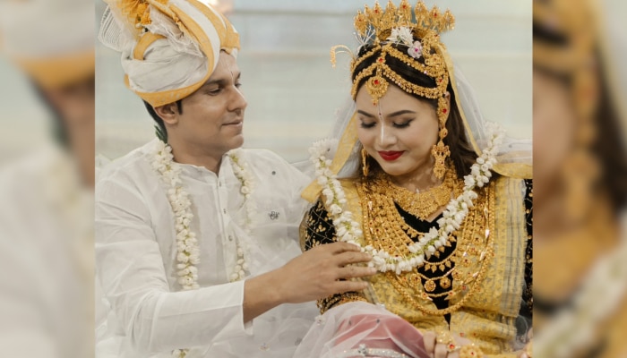 Randeep Hooda Wedding Photo : रणदीप हुड्डा अडकला विवाहबंधनात; पहिल्यांदाच पाहायला मिळालं मणिपुरी लग्न 