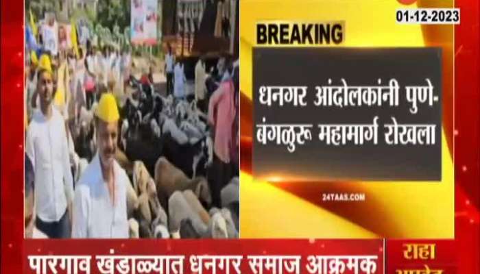Satara Dhangar Protest latest news in marathi