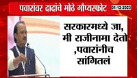 सरकारमध्ये जा, मी राजीनामा देतो, असं पवार म्हणाले होते; अजितदादांचा मोठा गौप्यस्फोट