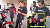 20 लाखांच्या सुपरबाईकवर Autograph करण्याआधी धोनीनं काय केलं पाहिलं का? Video Viral