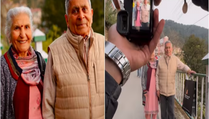 VIDEO : 'लव्ह नाही तर अॅरेंज मॅरेज, 52 वर्षे झाली...' वृद्ध जोडप्याचा हृदयस्पर्शी प्रेम कहाणी व्हायरल 