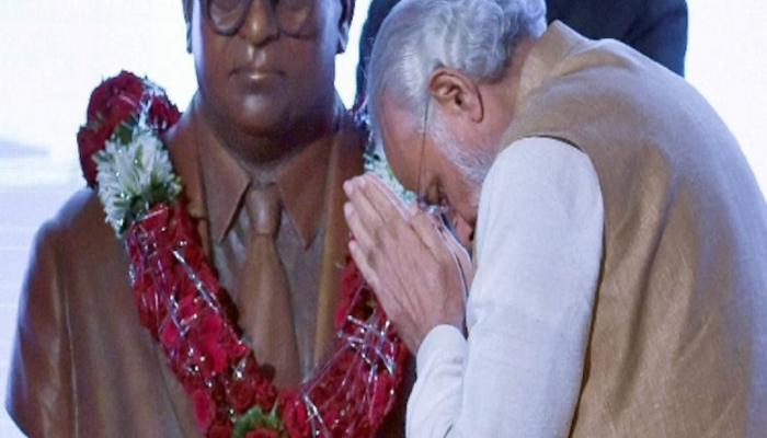 पंतप्रधान मोदींकडून डॉ. बाबासाहेब आंबेडकर यांना अभिवादन; चैत्यभूमीवर लोटला भीमसागर