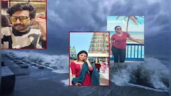 कुणाला घर सोडावं लागलं, कुणी घरातच अडकलं; Michong चक्रीवादळाचा सुपरस्टार्सना फटका