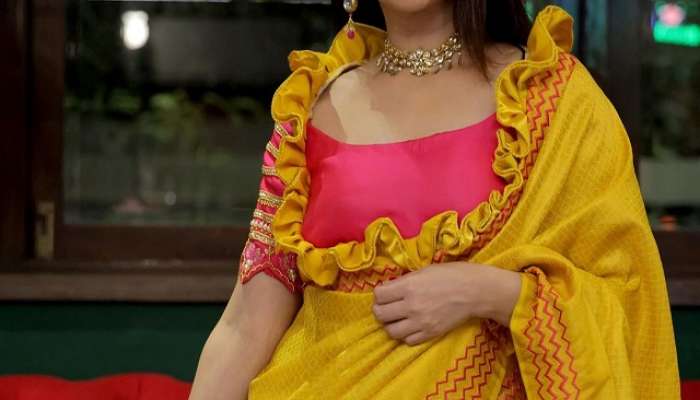 Actress Sonali Kulkarni, Sonali Kulkarni saree look, Sonali Kulkarni Have you seen the beautiful saree, Sonali Kulkarni photo,