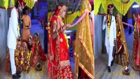 VIDEO : पठ्ठ्यानं एकाच मंडपात 4 तरुणींशी केलं लग्न,  'चौघींना एकत्र सांभाळणार कसं?'