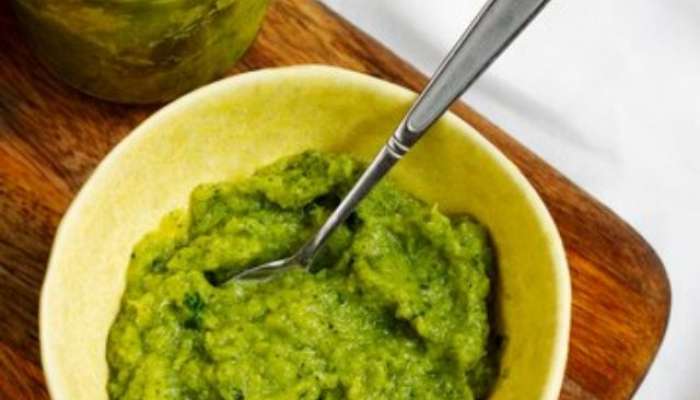 recipe in marathi green chutney recipe secret tip  use oil 