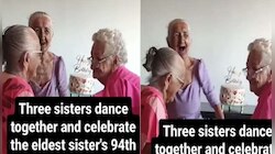 बहिणींची वेडी माया; मोठ्या बहिणीच्या 94 वा वाढदिवसाचा 'हा' Video भारावून जाल!