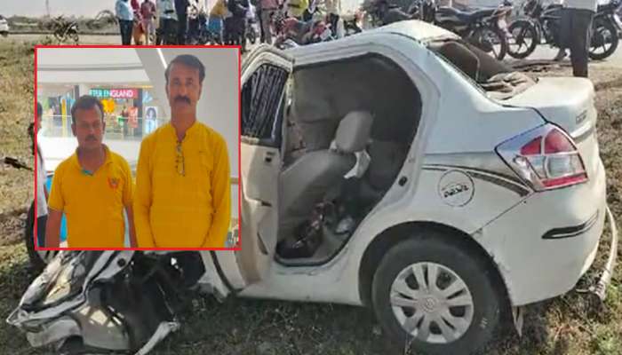 लातूरमध्ये ट्रॅक्टर-कारचा भीषण अपघात; तीन शिक्षकांसह चालकाचा जागीच मृत्यू