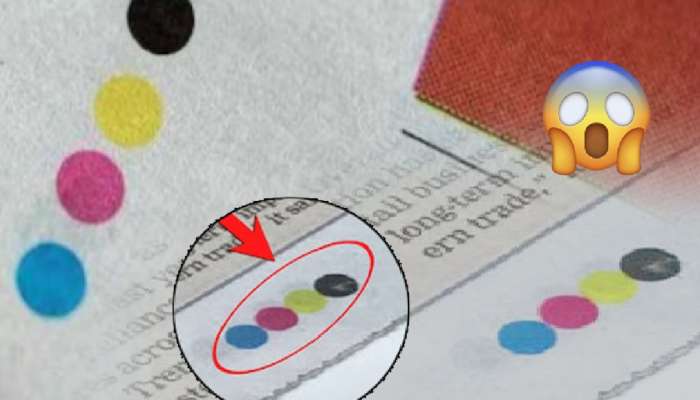 वृत्तपत्रांमध्ये पानांच्या तळाशी 4 रंगाचे गोळे का छापलेले असतात माहितीये का? कारण फारच रंजक