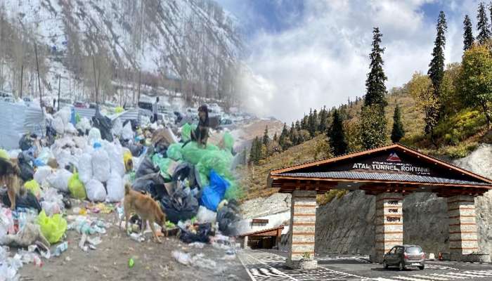 New Year 2024 : पर्यटकांनी पर्वतांना केलं कचऱ्याचा डबा! अटल टनलजवळची ही दृश्य पाहून तीव्र सणक डोक्यात जाईल