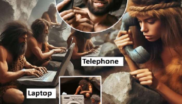 cavemen of ancient times had their own technology