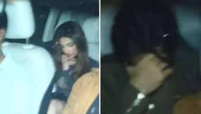 VIDEO : अभिनेत्रीच्या मुलीसोबत दिसला सैफचा मुलगा; न्यू इयर पार्टीनंतर फोटोग्राफर समोर येताच लपवला चेहरा
