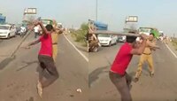 केंद्र सरकारच्या नव्या कायद्याने ट्रकचालक आक्रमक; नवी मुंबईत पोलिसांना जबर मारहाण