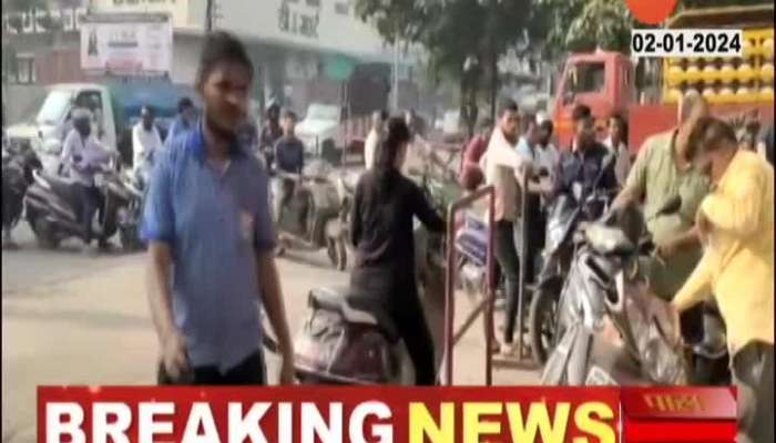Truck Driver Strike Rush On Petrol Pump At Kalyan