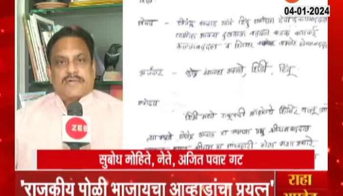 Subodh Mohite Allegation on Jitendra Avhad