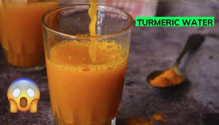 drinking turmeric water
