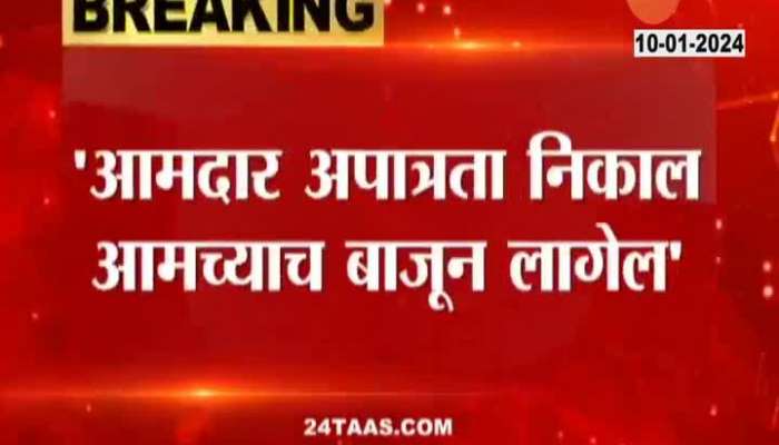 Shinde Camp MLA Balaji Kalyankar On MLA Disqualification Verdict