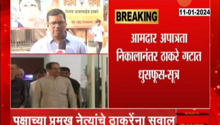 Malaise In Thackeray Group After MLA Disqalification Result