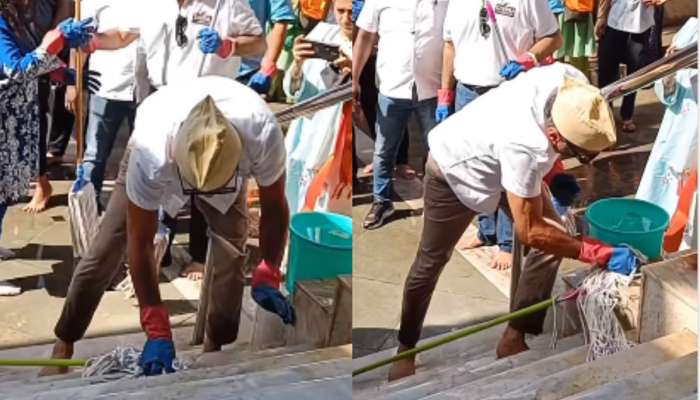  राम मंदिरात साफसफाई करण्यामुळे जॅकी श्रॉफ ट्रोल, व्हिडीओ होतोय व्हायरल