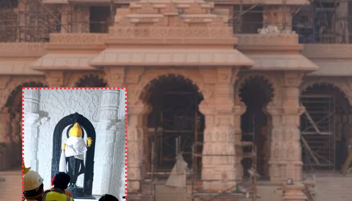 राम मंदिराच्या गर्भगृहात रामलल्ला विराजमान; विलोभनीय मूर्तीचं पहिलं दर्शन भारावणारं 